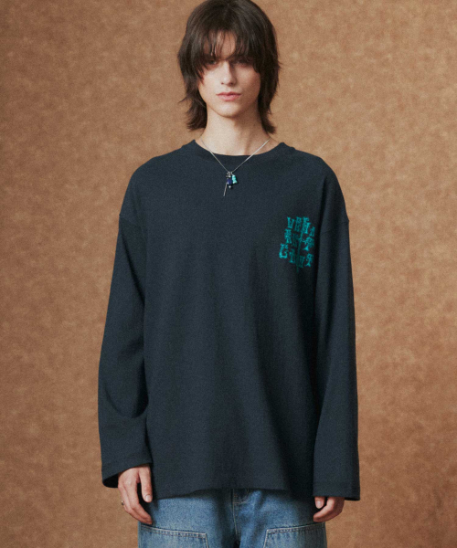 WMC(ダブリューエムシー)の「メディベルロングスリーブ_CHARCOAL GREY(Tシャツ/カットソー・レディース・ダークグレー・MEDIUM/LARGE)」の8枚目の写真