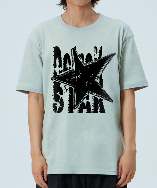 BY.L(バイエル)の「ディトロイトスター 半袖Tシャツ ミント(Tシャツ/カットソー・メンズ・その他・MEDIUM/LARGE/X-LARGE)」の2枚目の写真