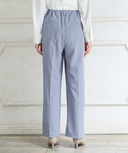 Honeys（ハニーズ）の「【美ージー・ストレッチ・マシンウォッシャブル・イージーケア】美ージーストレート（股下６３ｃｍ）（スラックス・レディース・ネイビー/ベージュ/ライトグレー系2/ブラック/グレイッシュブルー/ライトグレー系1・3L/L/LL/M/S/SS）」の17枚目の写真