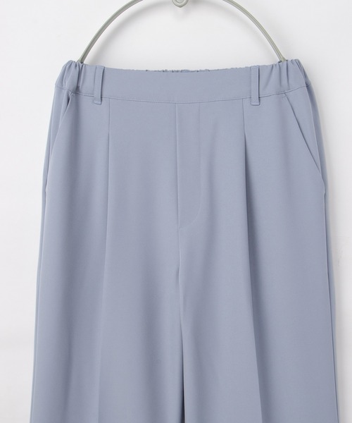 Honeys（ハニーズ）の「【美ージー・ストレッチ・マシンウォッシャブル・イージーケア】美ージーストレート（股下６３ｃｍ）（スラックス・レディース・ネイビー/ベージュ/ライトグレー系2/ブラック/グレイッシュブルー/ライトグレー系1・3L/L/LL/M/S/SS）」の15枚目の写真