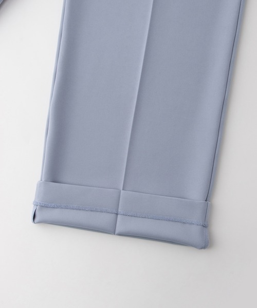 Honeys（ハニーズ）の「【美ージー・ストレッチ・マシンウォッシャブル・イージーケア】美ージーストレート（股下６３ｃｍ）（スラックス・レディース・ネイビー/ベージュ/ライトグレー系2/ブラック/グレイッシュブルー/ライトグレー系1・3L/L/LL/M/S/SS）」の9枚目の写真