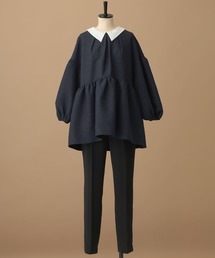 A part by | 【セレモニー】C*ジャガードブラウスセットアップ(パンツドレス)