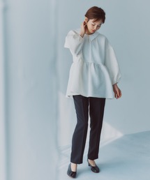 A part by（アパートバイ）の「【セレモニー】Ｃ＊ジャガードブラウスセットアップ（パンツドレス・レディース）」