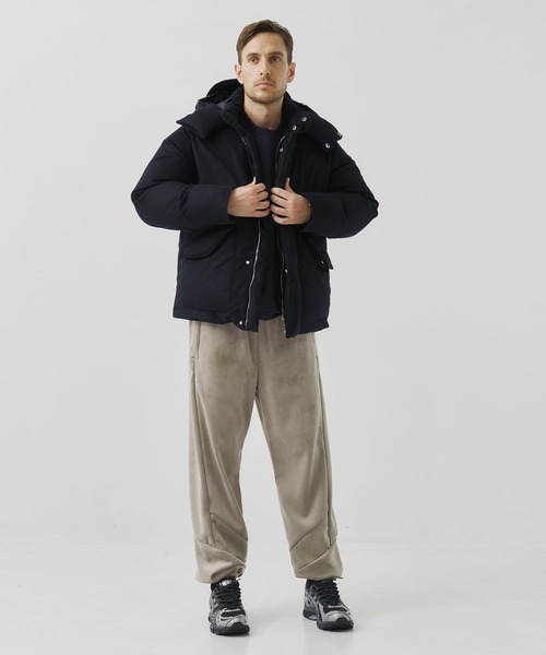 markaware(マーカウェア)の「【MARKAWARE】CASHMERE DOWN/カシミヤで仕立てた上品なダウンジャケット(ダウンジャケット/コート・メンズ・ネイビー・2/1)」の3枚目の写真