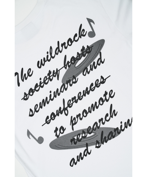 WILDROCK(ワイルドロック)の「ワイルドレコーズオン 半袖Tシャツ_ホワイト(Tシャツ/カットソー・レディース・その他・MEDIUM/LARGE/SMALL)」の5枚目の写真