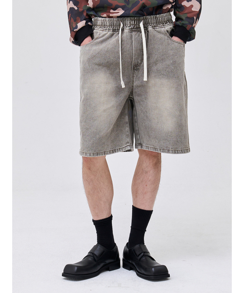 AKECII(アケシ)の「ナギトラックデニムショーツ-グレー(その他パンツ・メンズ・その他・MEDIUM/LARGE)」の3枚目の写真