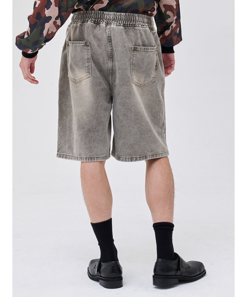 AKECII(アケシ)の「ナギトラックデニムショーツ-グレー(その他パンツ・メンズ・その他・MEDIUM/LARGE)」の4枚目の写真