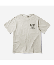 FLATWAVE IN SEOUL（フラットウェーブインソウル）の「Skuv Dyed Print T-Shirts Beige（Tシャツ/カットソー）」