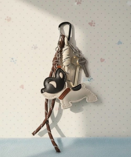 セール】ドッグデザイン ストラップ チャーム（キーホルダー）｜1004ST