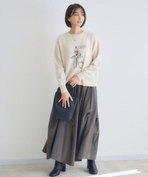 KATHARINE ROSS（キャサリンロス）の「【KATHARINE ROSS】ランダムタックスカート（スカート・レディース・ブラック/カーキ/チャコールグレー・FREE）」の21枚目の写真