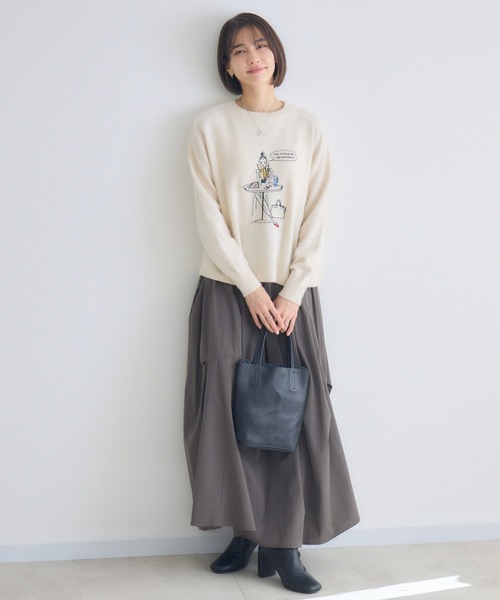 KATHARINE ROSS（キャサリンロス）の「【KATHARINE ROSS】ランダムタックスカート（スカート・レディース・ブラック/カーキ/チャコールグレー・FREE）」の22枚目の写真