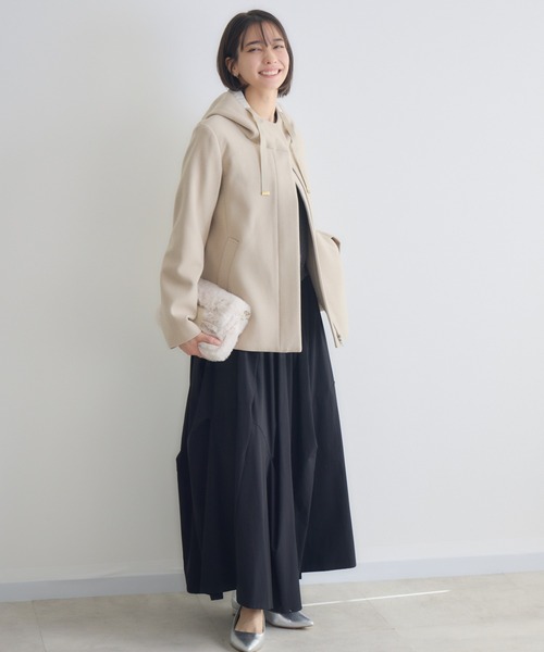 KATHARINE ROSS（キャサリンロス）の「【KATHARINE ROSS】ランダムタックスカート（スカート・レディース・ブラック/カーキ/チャコールグレー・FREE）」の7枚目の写真