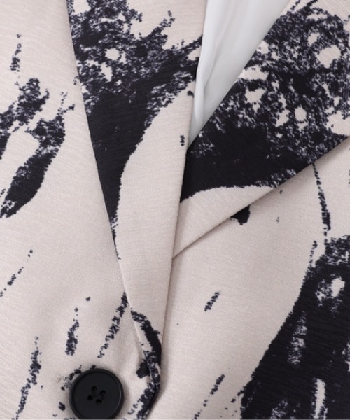 U:UME(ユーム)の「Ink Motif Jacket(テーラードジャケット・メンズ・アイボリー・SMALL/MEDIUM/LARGE/X-LARGE)」の3枚目の写真