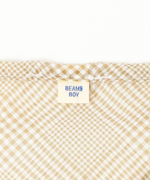 BEAMS BOY(ビームスボーイ)の「2トーン フリル ストール(ストール/ショール・レディース・パープル/ベージュ・ONE SIZE)」の5枚目の写真