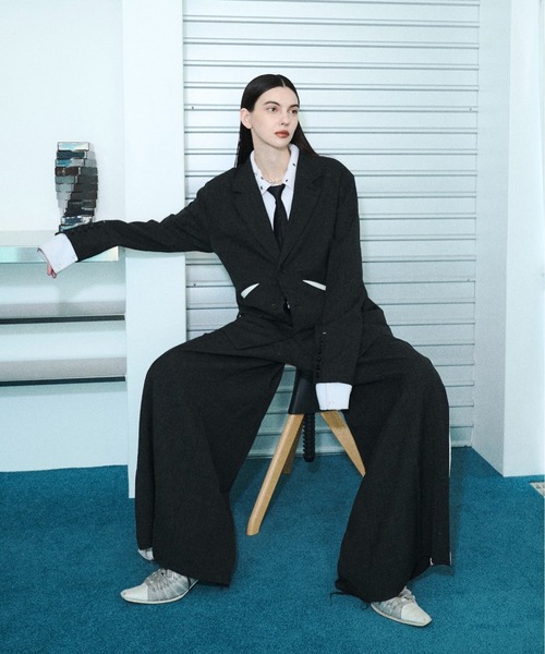 seyto（セイト）の「Slash line 3B shingle tailored jacket / スラッシュライン3Bシングルテーラードジャケット（テーラードジャケット・メンズ・チャコールグレー・2/3）」の21枚目の写真