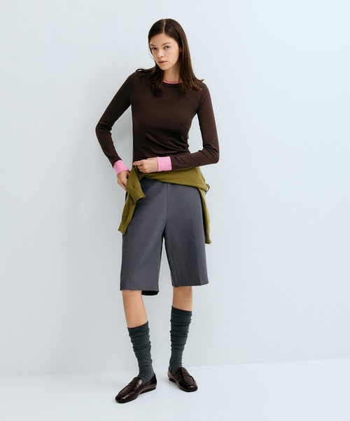 CHARLES & KEITH(チャールズ & キース)の「ペニーローファー(ローファー・レディース・ダークブラウン/ブラック系その他2・22.5cm/23cm/23.5cm/24.5cm/25cm/25.5cm)」の5枚目の写真