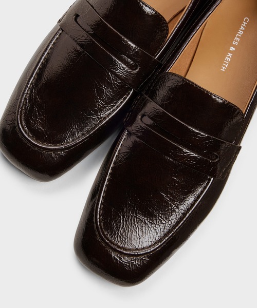 CHARLES & KEITH(チャールズ & キース)の「ペニーローファー(ローファー・レディース・ダークブラウン/ブラック系その他2・22.5cm/23cm/23.5cm/24.5cm/25cm/25.5cm)」の7枚目の写真