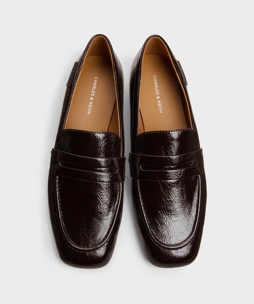 CHARLES & KEITH(チャールズ & キース)の「ペニーローファー(ローファー・レディース・ダークブラウン/ブラック系その他2・22.5cm/23cm/23.5cm/24.5cm/25cm/25.5cm)」の8枚目の写真