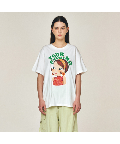 YOUK SHIM WON(ユクシムウォン)の「ディザーブTシャツ F リア(Tシャツ/カットソー・レディース・その他・FREE)」の2枚目の写真
