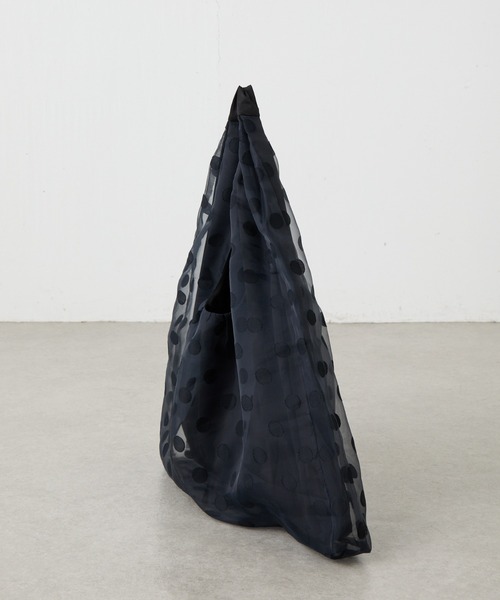 PAPILLONNER（パピヨネ）の「チュールトライアングルバッグ（トートバッグ・レディース・ブラック系その他/ブラック・FREE）」の8枚目の写真