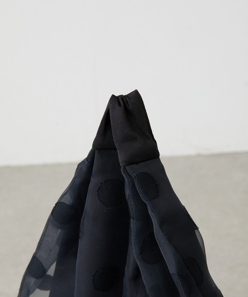 PAPILLONNER（パピヨネ）の「チュールトライアングルバッグ（トートバッグ・レディース・ブラック系その他/ブラック・FREE）」の10枚目の写真