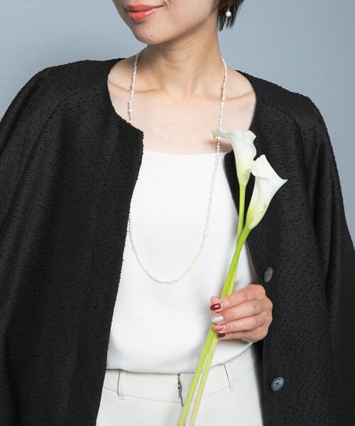 URBAN RESEARCH ROSSO WOMEN（アーバンリサーチ　ロッソ）の「CHIGNON　淡水パールマンテルネックレス（ネックレス・レディース・ゴールド・FREE）」の2枚目の写真