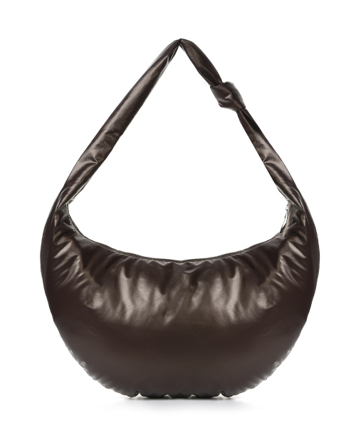 NICK&NICOLE(ニックアンドニコール)の「NICOLE GLOSSY SHOULDER KNOT BAG_BROWN(ショルダーバッグ・レディース・その他・FREE)」の3枚目の写真