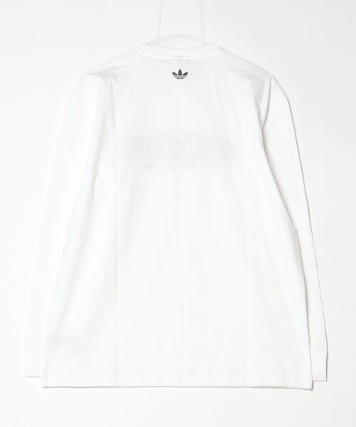 adidas（アディダス）の「GFX T / ロンT / アディダスオリジナルス adidas Originals（Tシャツ/カットソー・メンズ・ホワイト/ブラック・XX-LARGE/3XL/LARGE/MEDIUM/SMALL/X-LARGE/X-SMALL）」の4枚目の写真