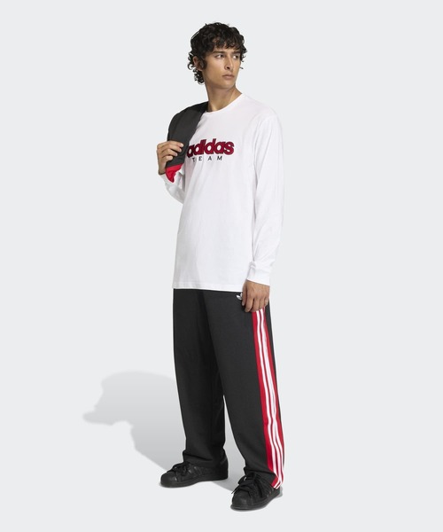 adidas（アディダス）の「GFX T / ロンT / アディダスオリジナルス adidas Originals（Tシャツ/カットソー・メンズ・ホワイト/ブラック・XX-LARGE/3XL/LARGE/MEDIUM/SMALL/X-LARGE/X-SMALL）」の8枚目の写真