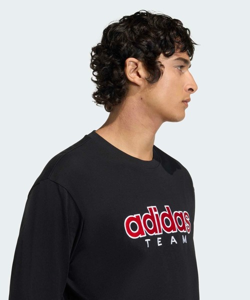 adidas（アディダス）の「GFX T / ロンT / アディダスオリジナルス adidas Originals（Tシャツ/カットソー・メンズ・ホワイト/ブラック・XX-LARGE/3XL/LARGE/MEDIUM/SMALL/X-LARGE/X-SMALL）」の10枚目の写真