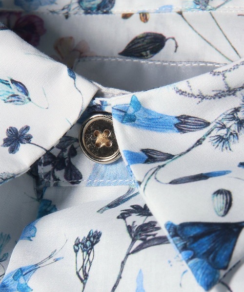 Paul Smith(ポールスミス)の「"Watercolor Liberty" プリントシャツ / 163302 006LN(シャツ/ブラウス・メンズ・ブルー/ホワイト・X-LARGE/LARGE/MEDIUM/SMALL/XX-LARGE)」の6枚目の写真