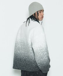 SSERPE（セルぺ）の「グレーグラデーションシェルパファージャケット（ムートンコート）」