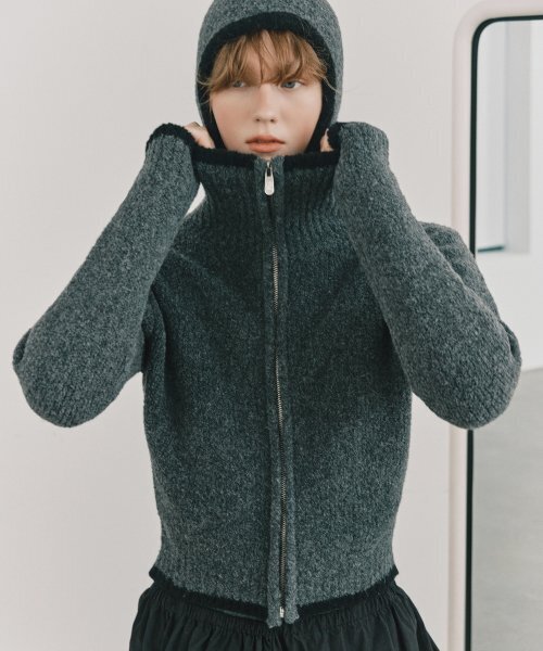 grove（グローブ）の「GRVR SPORTS_バラクラバ_チャコール（ニットキャップ/ビーニー・レディース・その他・FREE）」の4枚目の写真