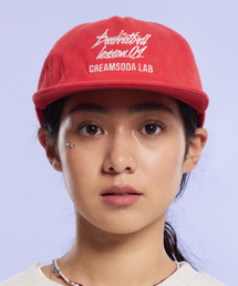 CREAM SODA LAB | クォーターボールキャップ レッドホワイト(キャップ)
