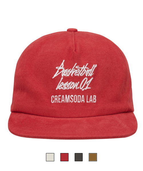CREAM SODA LAB(クリームソーダラボ)の「クォーターボールキャップ レッドホワイト(キャップ・レディース・その他・FREE)」の8枚目の写真