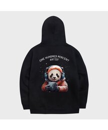 OHP（ワンハンドレッドパーセント）の「OHP x HARMONIA bパンダ裏起毛フードパーカー（パーカー）」