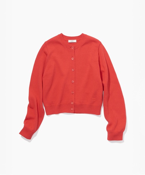 ROPE'（ロペ）の「オーガニックコットンニットカーディガン/イージーケア（カーディガン/ボレロ・レディース・ネイビー/レッド系その他2/ホワイト系その他3/ピンク・FREE）」の6枚目の写真