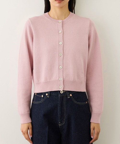 ROPE'(ロペ)の「オーガニックコットンカーディガン/イージーケア(カーディガン/ボレロ・レディース・ネイビー/レッド系その他2/ホワイト系その他3/ピンク・FREE)」の10枚目の写真