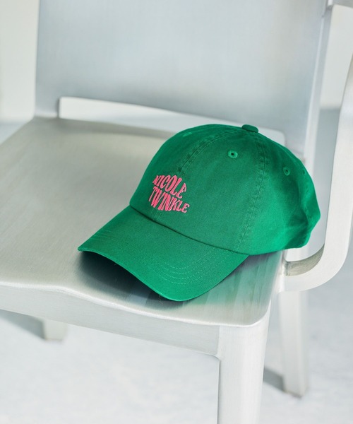 studio CLIP（スタディオクリップ）の「ガールズネームCAP（キャップ・レディース・アイボリー/グリーン/ブラウン・FREE）」の3枚目の写真