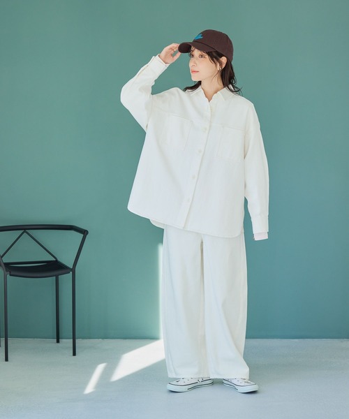 studio CLIP（スタディオクリップ）の「ガールズネームCAP（キャップ・レディース・アイボリー/グリーン/ブラウン・FREE）」の4枚目の写真