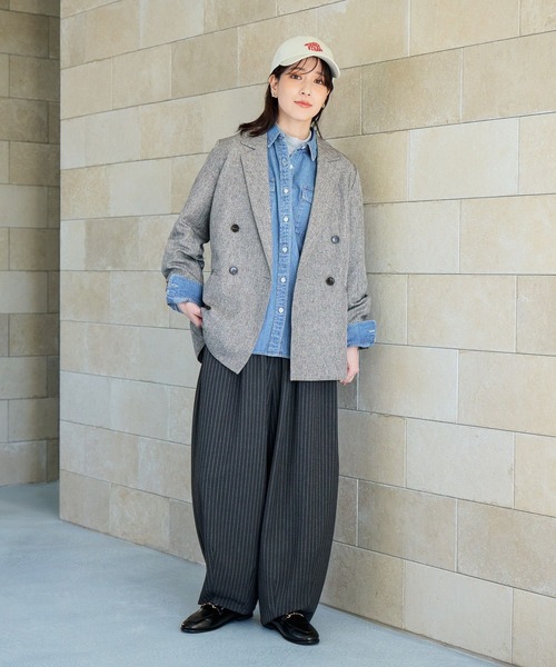 studio CLIP（スタディオクリップ）の「ガールズネームCAP（キャップ・レディース・アイボリー/グリーン/ブラウン・FREE）」の7枚目の写真