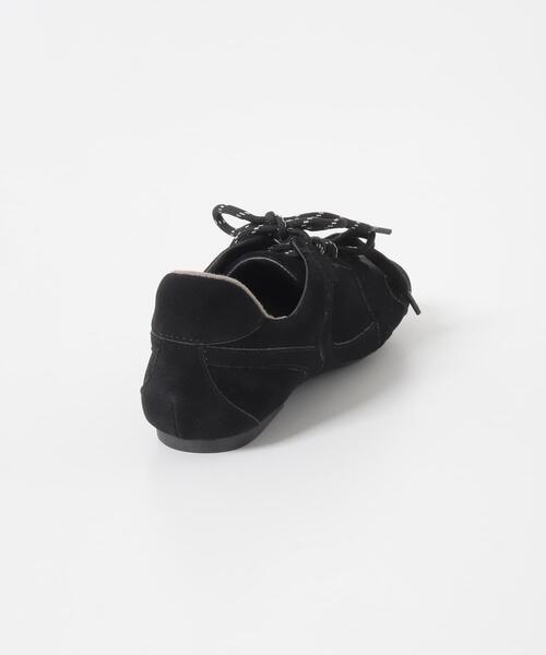 SENSE OF PLACE by URBAN RESEARCH（センスオブプレイスバイアーバンリサーチ）の「【S~Lサイズ/軽量】ツインコードフラットスニーカー（スニーカー・レディース・ベージュ/ピンク/ブラック・MEDIUM/SMALL/LARGE）」の10枚目の写真