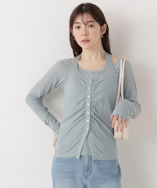 a/mie(アミー)の「<a>ホルターネックカットset up / 1216169201(Tシャツ/カットソー・レディース・ダークグレー/ブルー/グレー系その他・FREE)」の19枚目の写真
