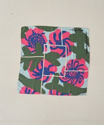 manipuri | 【manipuri/マニプリ】ペイントフラワーシルクスカーフ 65×65 日本製(バンダナ/スカーフ)