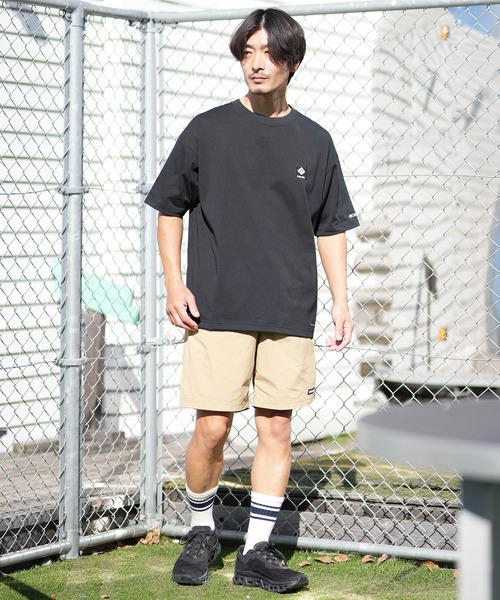 Columbia(コロンビア)の「columbia/コロンビア リラックスフィット綿混ショートスリーブTシャツ ムラサキ限定 PM0963(Tシャツ/カットソー・メンズ・ダークグリーン/グレイッシュベージュ/ホワイト×グリーン/ブラック×グリーン・XL/L/M/S)」の17枚目の写真