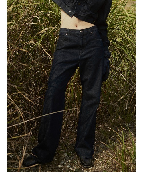 ELCHELE(エルチェレ)の「LOW WAIST E17 DENIM(デニムパンツ・レディース・インディゴブルー・26inch/25inch/24inch)」の2枚目の写真
