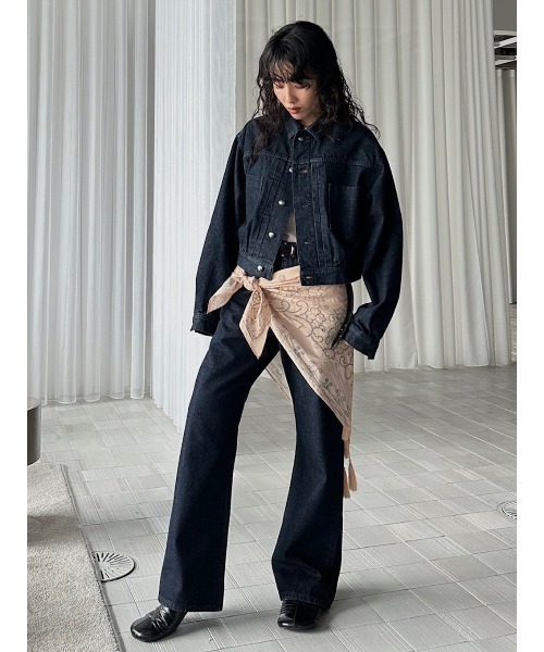 ELCHELE(エルチェレ)の「LOW WAIST E17 DENIM(デニムパンツ・レディース・インディゴブルー・26inch/25inch/24inch)」の11枚目の写真