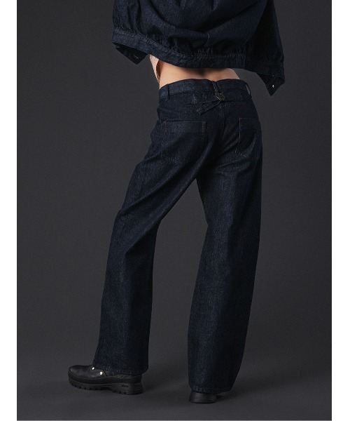 ELCHELE(エルチェレ)の「LOW WAIST E17 DENIM(デニムパンツ・レディース・インディゴブルー・26inch/25inch/24inch)」の7枚目の写真