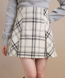 MAJESTIC LEGON | ボックスプリーツフレアミニスカパン(スカート)