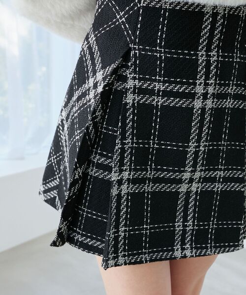 MAJESTIC LEGON（マジェスティックレゴン）の「ボックスプリーツフレアミニスカパン（スカート・レディース・ホワイト系その他2・MEDIUM）」の18枚目の写真